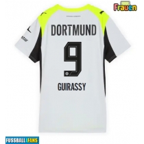 Borussia Dortmund Serhou Guirassy #9 Auswärtstrikot Frauen 2025-26 Kurzarm